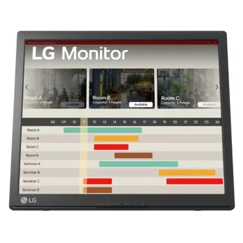 LG Monitor 17BR30T-B LED Touchscreen 17'', USB, Negro
