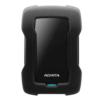 Disco Duro Adata Ahd330 1Tu31 Cbk Slim Negro Usb3.1 Carcasa De Silicon - HD330BK-1TB