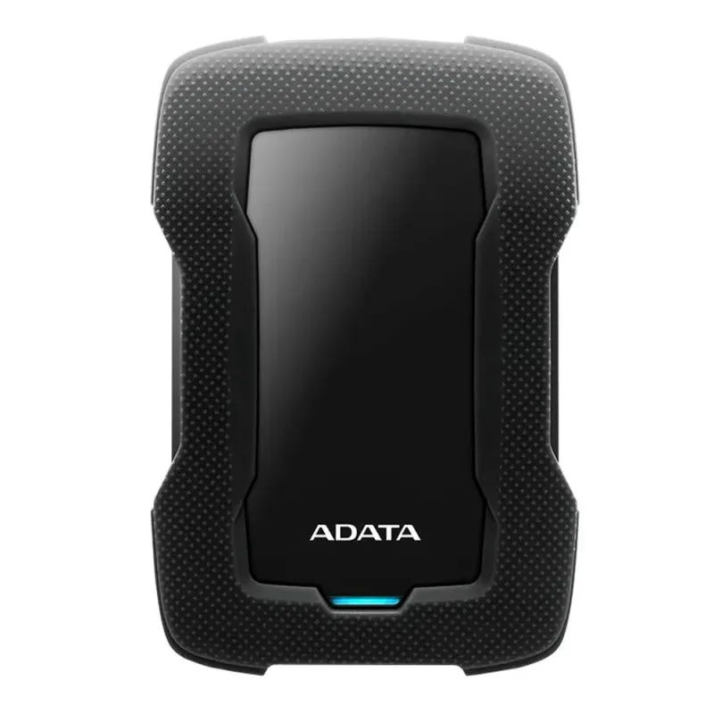 Disco Duro Adata Ahd330 1Tu31 Cbk Slim Negro Usb3.1 Carcasa De Silicon - HD330BK-1TB