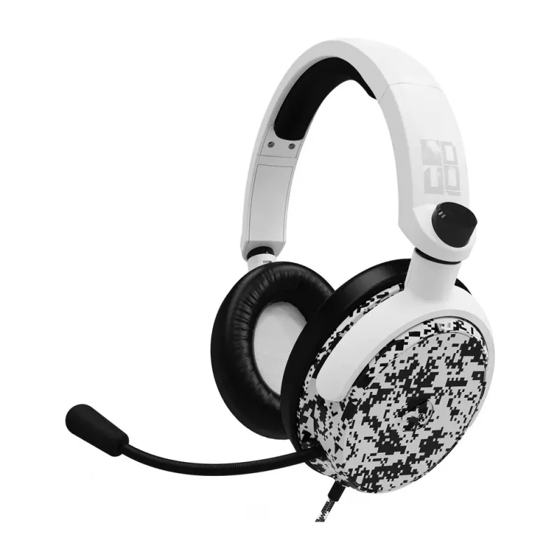 Diadema Gamer 4gamers C6-100CAMO - Alámbrico - Camuflaje Blanco - C6-100CAMO-WHT-4G