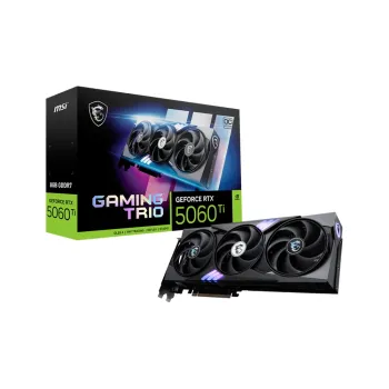 Tarjeta De Video Msi Nvidia Geforce Rtx 5060 Ti 8G Gaming Trio Oc Pcie4 X 8/8Gb/Gddr6/Estandar/2Hdmi/1Xdp/Dl-Dvi-D X 1Gama Gamer - GEFORCE RTX 5060 TI 8G GAMING TRIO OC
