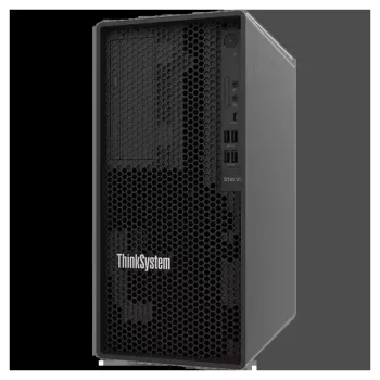 Servidor Lenovo ThinkSystem ST45 V3 AMD EPYC 4124P 4C 3.8GHz 16GB TruDDR5 5600MHz HDD de 2TB 3.5 Pulgadas