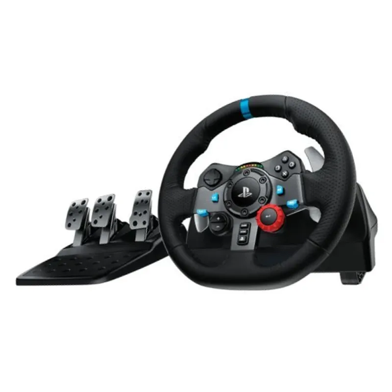 Volante con Pedales Logitech G29 Driving Force - Alámbrico -USB 2.0- para PC- PlayStation - 941-000111