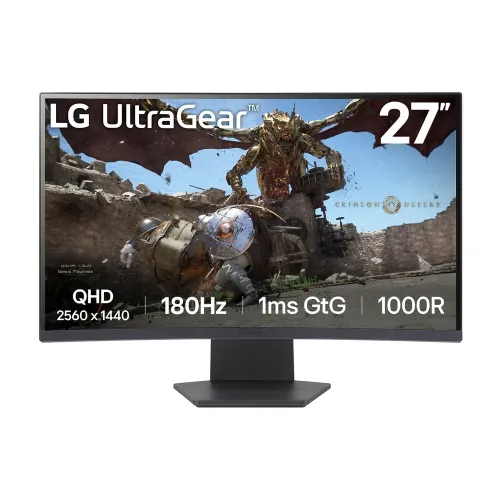 Monitor Gaming Curvo Qhd 1000R 27In 180 Hz 1Ms - 27GS60QC-B.AWMQ Monitor Gaming Curvo Qhd 1000R 27In 180 Hz 1Ms - 27GS60QC-B.AWMQ