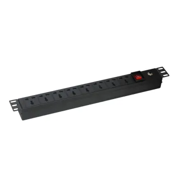 Pdu Para Rack Dahua Zzm10/Pdu (8 Usa 250), 15A, 1875W, 8 Contactos, Color Negro. - NA+C1C11:G21