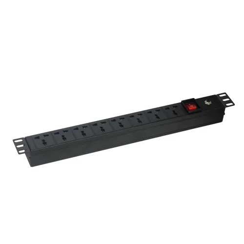 Pdu Para Rack Dahua Zzm10/Pdu (8 Usa 250), 15A, 1875W, 8 Contactos, Color Negro. - NA+C1C11:G21 Pdu Para Rack Dahua Zzm10/Pdu (8 Usa 250), 15A, 1875W, 8 Contactos, Color Negro. - NA+C1C11:G21
