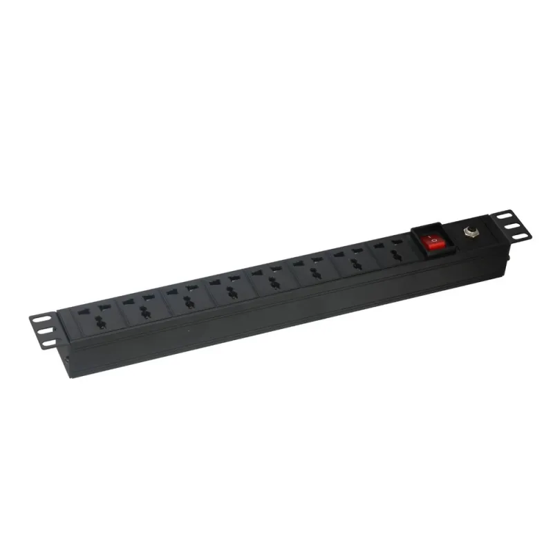 Pdu Para Rack Dahua Zzm10/Pdu (8 Usa 250), 15A, 1875W, 8 Contactos, Color Negro. - NA+C1C11:G21