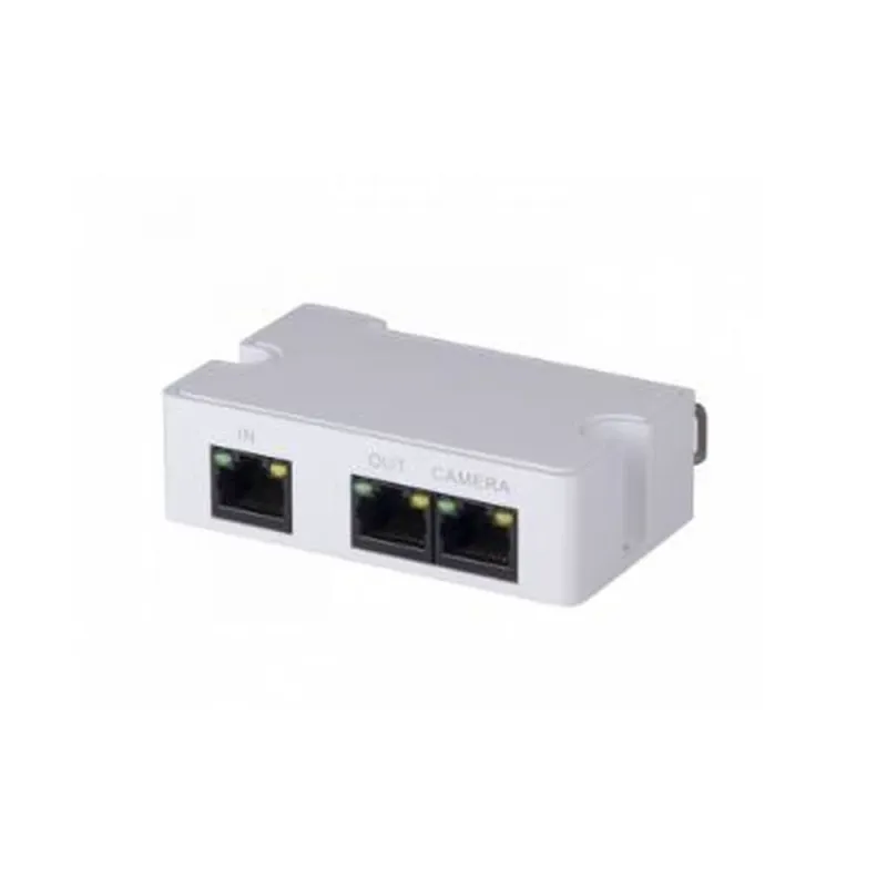 Dahua Pft1300 - Extensor  Poe &  Poe Plus Pasivo / 2 Puertos / Conexión En Cascada Hasta 300 Mts / 2 Puertos Fast Ethernet - DH-PFT1300