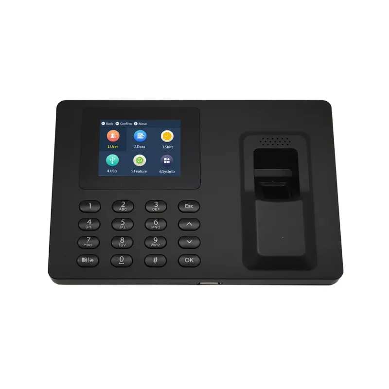 Control de Asistencia Dahua ASA1222E-S - Pantalla 2.4" - 2000 Huellas - 1000 Usuarios - Comunicación TCP/IP - Puerto USB - 1 Salida de Relevador - DHI-ASA1222E-S