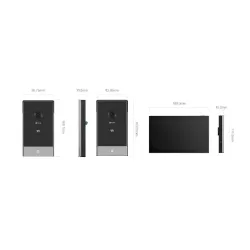 Videoportero Ip Conexion A 2 Hilos / Con Monitor Wi-Fi Para Interior / Frente De Calle Ip65 Uso Exterior Protegido / Camara 3 Megapixel / Llamada A La App / Apertura Remota / Soporta 2 Puertas / Ranu - HP7 Videoportero Ip Conexion A 2 Hilos / Con Monitor Wi-Fi Para Interior / Frente De Calle Ip65 Uso Exterior Protegido / Camara 3 Megapixel / Llamada A La App / Apertura Remota / Soporta 2 Puertas / Ranu - HP7