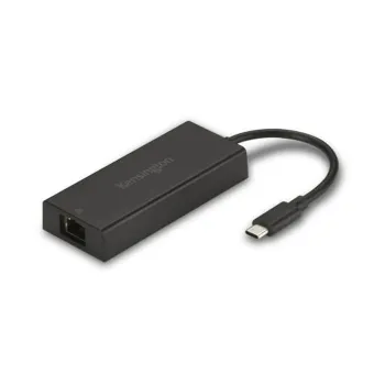 Adaptador de Red Kensington K38295WW - USB-C a RJ-45 - Negro - K38295WW
