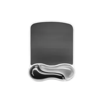 Mouse Pad Kensington Duo Gel Wrist Rest - 19x24cm - Con Apoya muñecas - Gris/Negro - K62399US