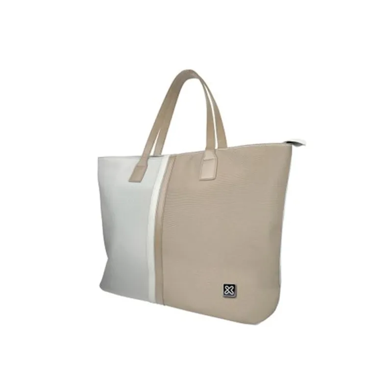 Bolso Klip Xtreme Capri - 15.6" - Beige con Blanco - KLB-461BG