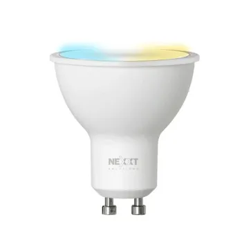 Foco Inteligente Nexxt NHB-W310 - Wi-Fi - 400 Lúmenes - GU10 - Blanco - NHB-W310