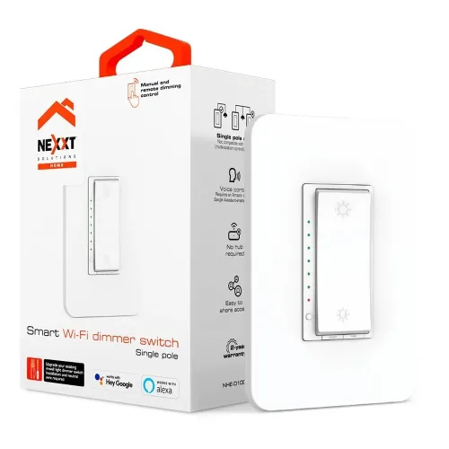 Atenuador Nexxt NHE-D100 - Control de Voz - Blanco - NHE-D100