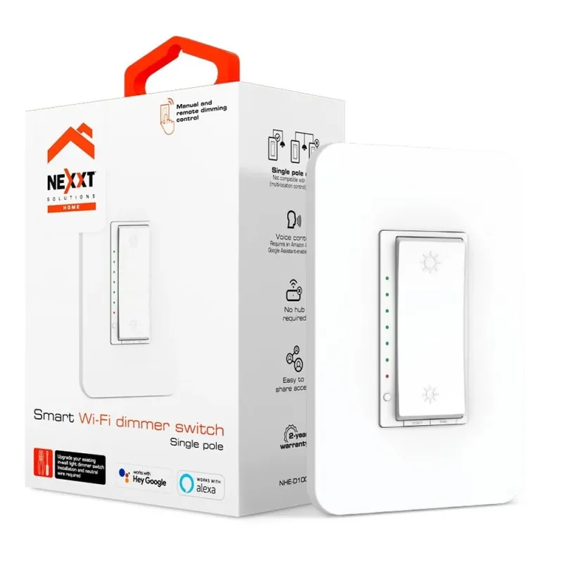 Atenuador Nexxt NHE-D100 - Control de Voz - Blanco - NHE-D100