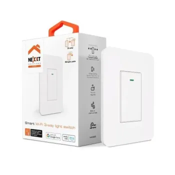 Interruptor Nexxt NHE-S300 - 3 Vías - Wi-Fi - Blanco - NHE-S300