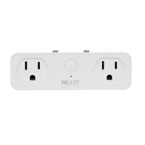 Enchufe Inteligente Nexxt NHP-D610 - Wi-Fi - 2 Conectores - 2 Puertos USB - Control de Voz - NHP-D610 Enchufe Inteligente Nexxt NHP-D610 - Wi-Fi - 2 Conectores - 2 Puertos USB - Control de Voz - NHP-D610