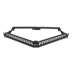 Rack Nexxt - 24 Puertos - 1U - Requiere Ensamble - PCGPSMO1U24ANBK