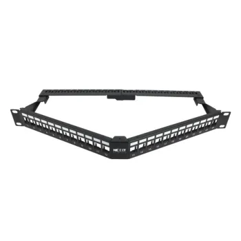 Rack Nexxt - 24 Puertos - 1U - Requiere Ensamble - PCGPSMO1U24ANBK