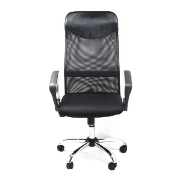 Silla de Oficina Xtech QZY-2501 - Reposabrazos - Negro con Plata - QZY-2501