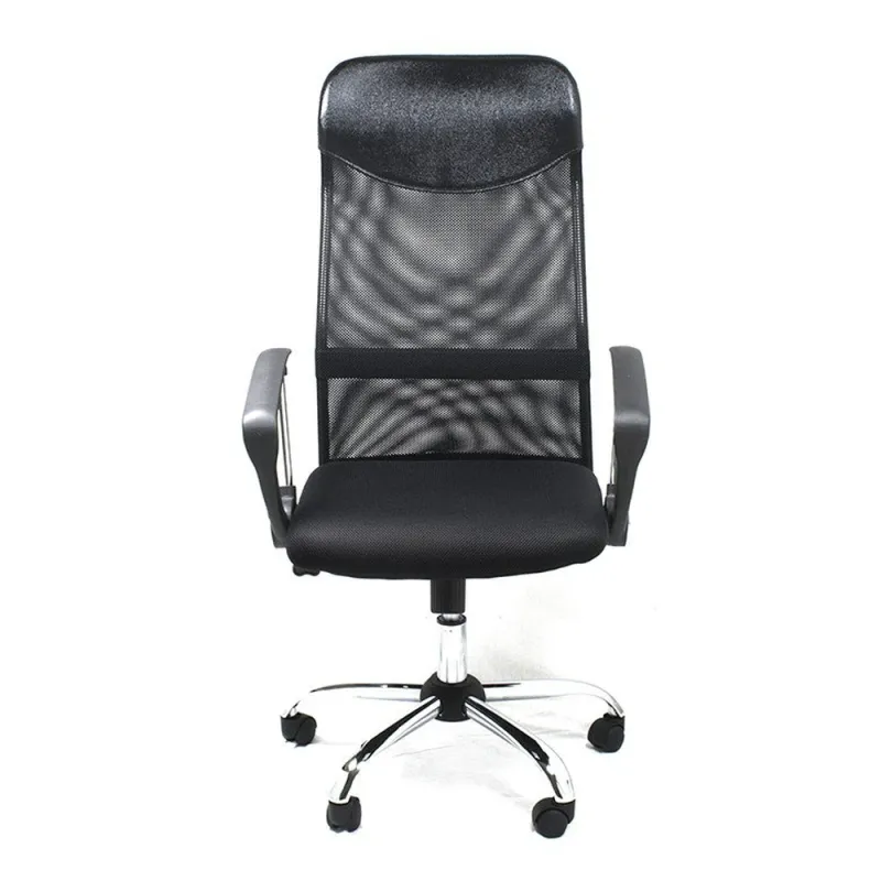 Silla de Oficina Xtech QZY-2501 - Reposabrazos - Negro con Plata - QZY-2501