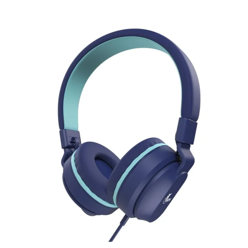 Diadema Xtech XTH-356 - Alámbrico - 3.5mm - Micrófono - Azul - XTH-356