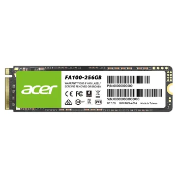 Unidad de Estado Sólido Acer FA100 - M.2 - 256GB - PCI-E 3x4 - BL.9BWWA.118