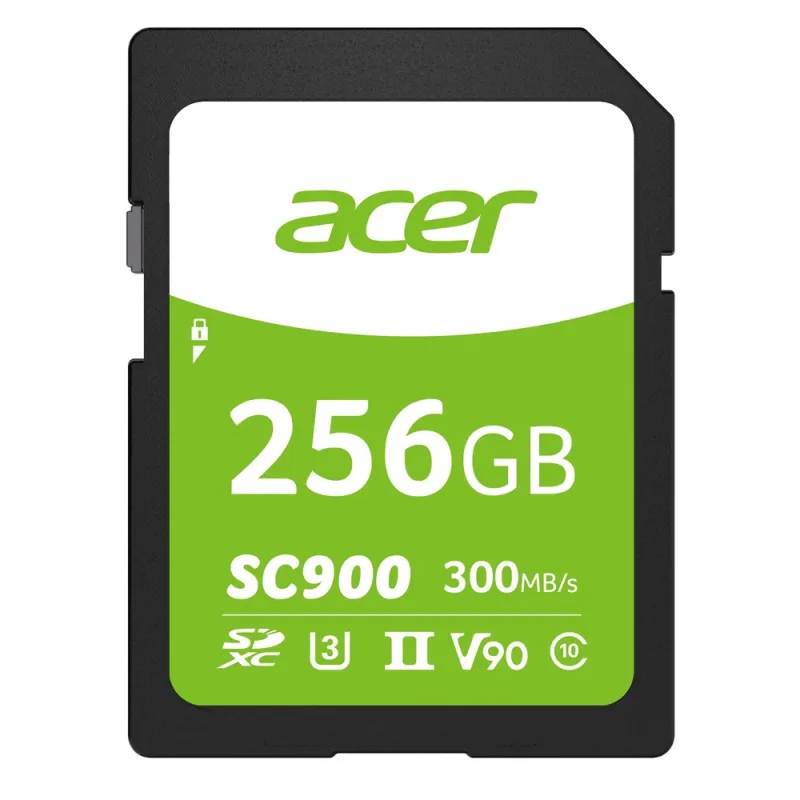 Memoria SDXC Acer SC900 - 256GB - UHS-II - V90 - BL.9BWWA.312