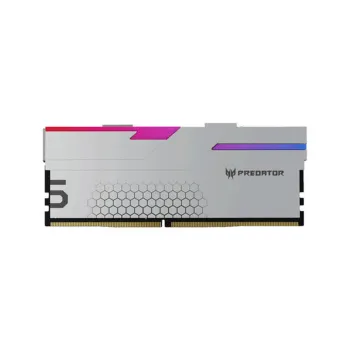 Memoria RAM Acer Predator HERMES - DDR5 - 32GB (2x16GB) - 7200MHz - UDIMM - Para PC - Plata - BL.9BWWR.407