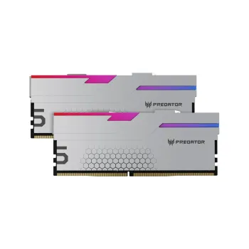 Memoria RAM Acer Predator Hermes - DDR5 - 64GB (2x32GB) - 6400MHz - DIMM - Plata - Para PC - BL.9BWWR.425