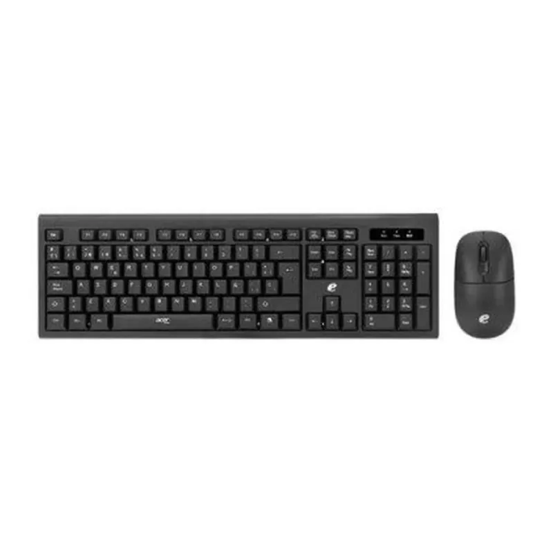 Kit Teclado y Mouse Acer EKW111 - Inalámbrico - Español - Negro - EKW111