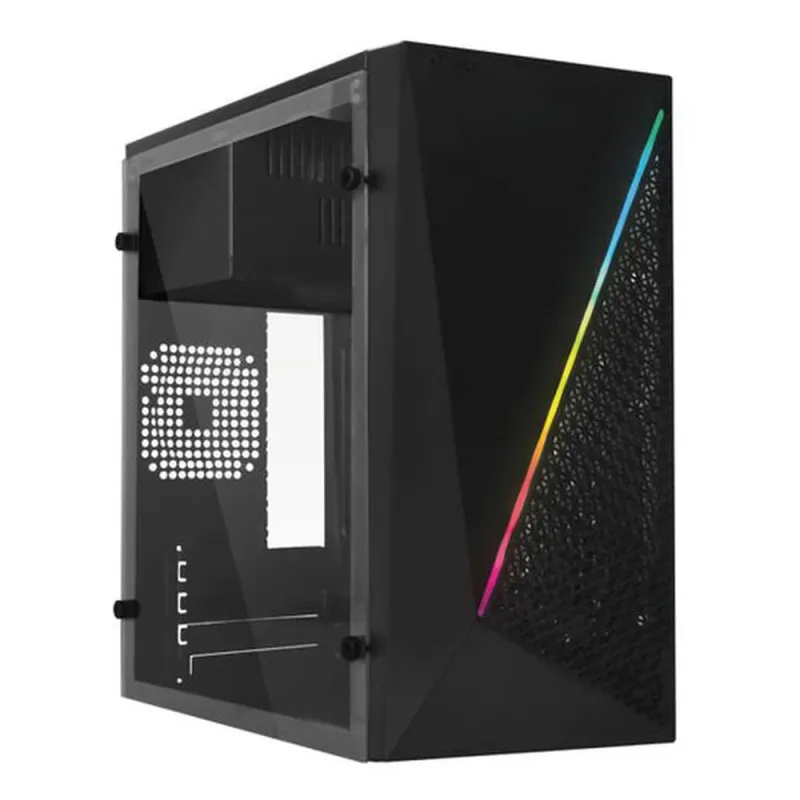 Gabinete Gamer Acteck Kioto GC460 - Micro Torre - Micro-ATX/Mini-ITX - Fuente 500W - Panel Lateral - AC-933070