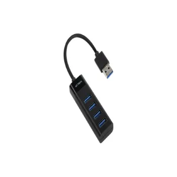 Hub USB Acteck DH425 - 4x USB 3.0 - Negro - AC-934664