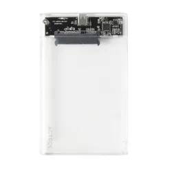 Gabinete Acteck Armor Clear HC430 - 2.5" - USB 3.0 - SATA - Transparente - AC-934688