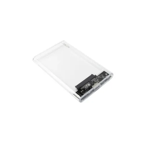 Gabinete Acteck Armor Clear HC440 - 2.5" - USB 3.2 - SATA - Transparente - AC-934695