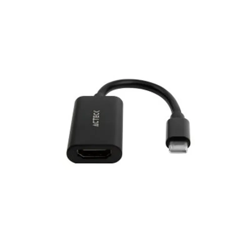 Adaptador Acteck Shift Plus AH440 - USB-C a HDMI - 10 cm - 4K - 30Hz - AC-934701