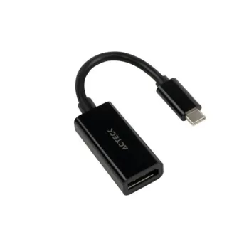 Adaptador Acteck Shift Plus AD420 - USB-C a DisplayPort - 10 cm - 4K - 30Hz - AC-934718