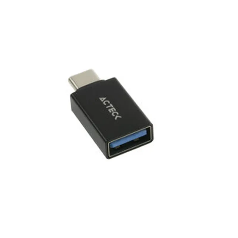Adaptador Acteck Shift Plus AU210 - USB-A a USB-C - Negro - AC-934817