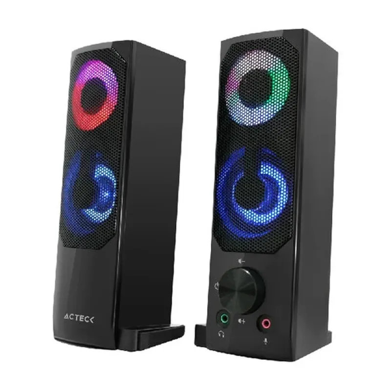 Bocinas Acteck Brick AS450 - Alámbrico - 3.5mm - 3W - AC-935258