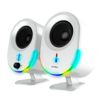 Bocinas Acteck EXACT BS630 - Alámbrico/Inalámbrico - Bluetooth - Blanco - AC-935876