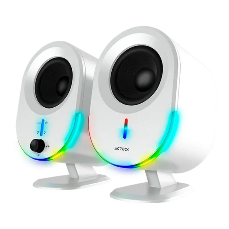 Bocinas Acteck EXACT BS630 - Alámbrico/Inalámbrico - Bluetooth - Blanco - AC-935876