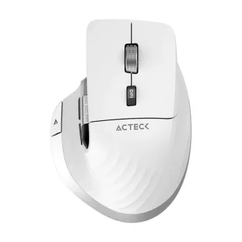 Mouse Acteck Virtuos Pro MI780 - Inalámbrico - 8 Botones - Blanco - AC-936194