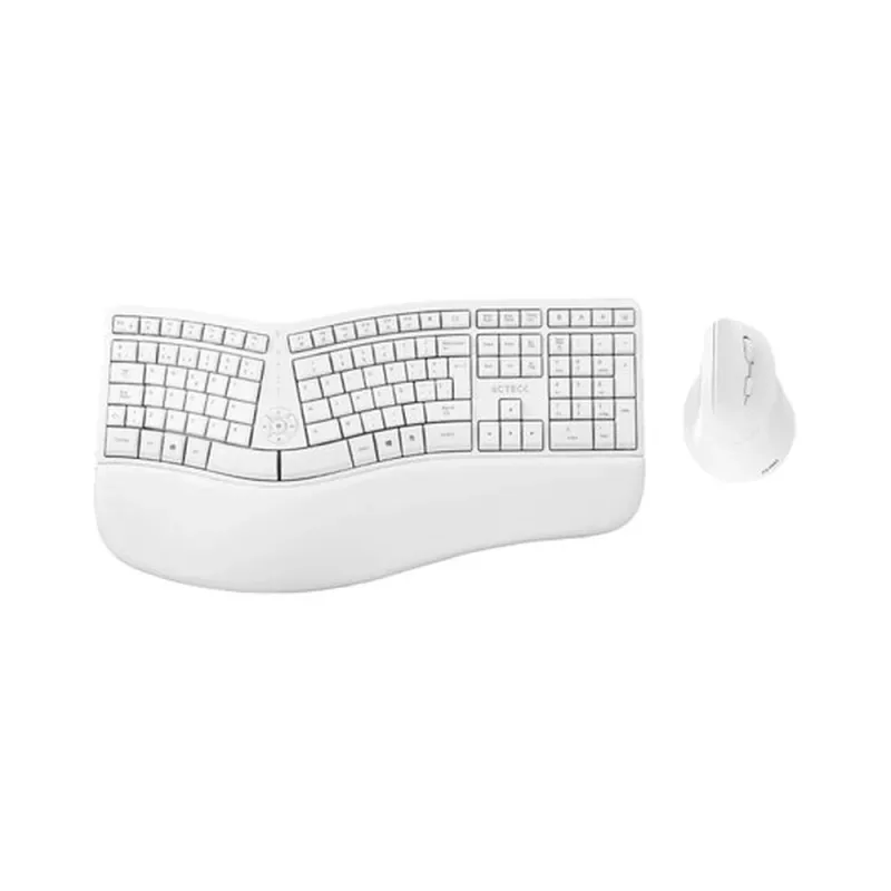 Kit de Teclado y Mouse Acteck Creator Virtuos Fitt MK770 - Inalámbrico - Multimedia - Español - Blanco - AC-936255