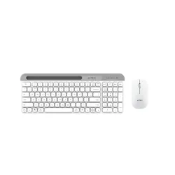 Kit de Teclado y Mouse Acteck Creator Virtuos Silk MK720 - Inalámbrico - Multimedia - Español - Blanco - AC-936262 Kit de Teclado y Mouse Acteck Creator Virtuos Silk MK720 - Inalámbrico - Multimedia - Español - Blanco - AC-936262