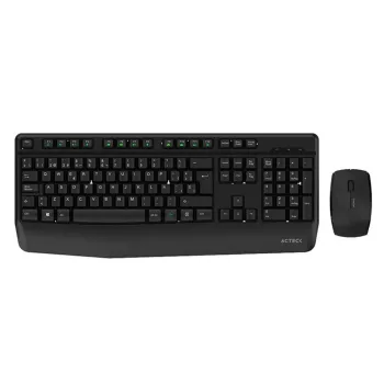 Kit de Teclado y Mouse Acteck CREATOR PLUS MK465 - Inalámbrico - Negro - AC-936354