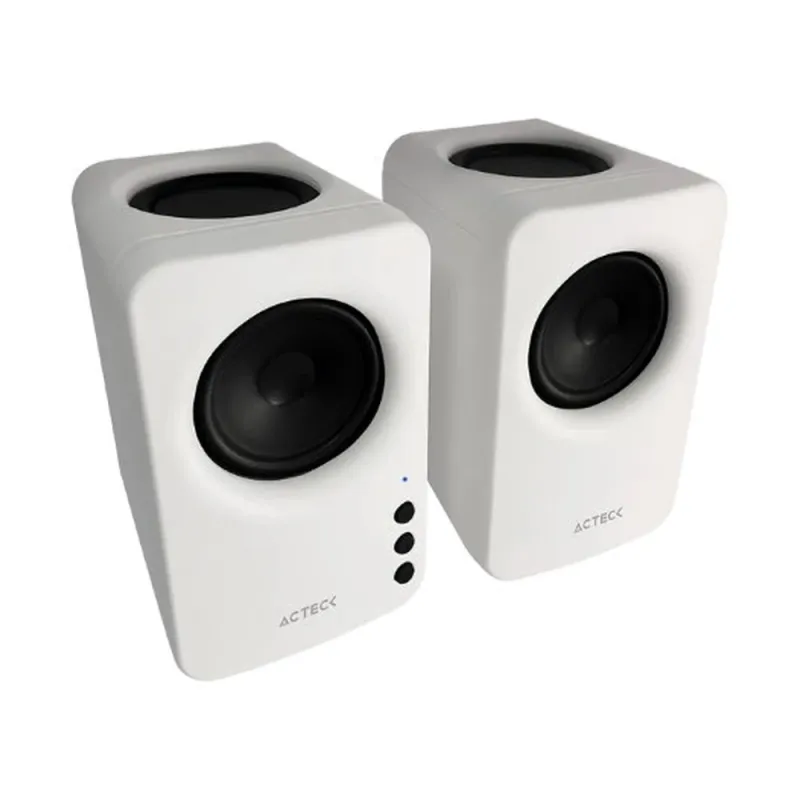 Bocinas Acteck Dynamic Exact Mini BS475 - Inalámbrico - Bluetooth - Blanco - AC-936378