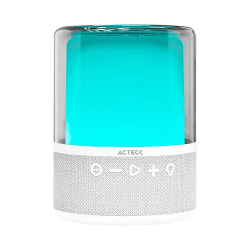 Bocina Portátil Acteck Glee Pure AP50 - Inalámbrico - Bluetooth - Blanco - AC-936415