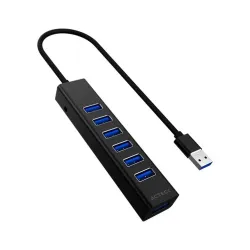 Hub USB Acteck PORT X7C DH607 - 7x USB 3.0 - Negro - AC-937030 Hub USB Acteck PORT X7C DH607 - 7x USB 3.0 - Negro - AC-937030