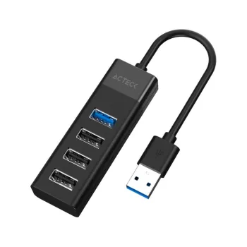 HUB USB Acteck Port X4 DH422 - 1 Puerto USB 3.0 - 3 Puertos USB 2.0 - AC-937061